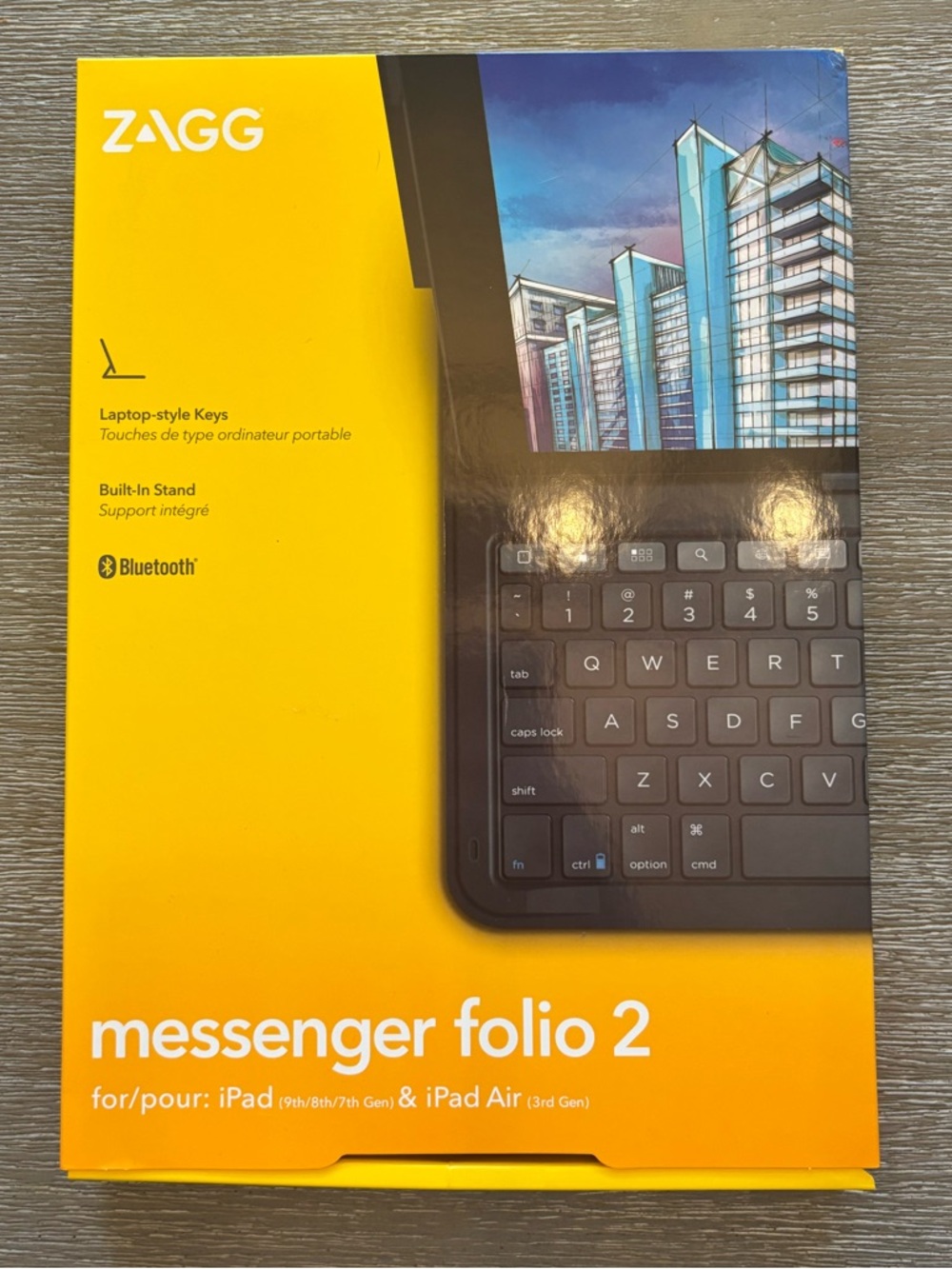 ZAGG Messenger Folio 2 Bluetooth Keyboard Case for iPad